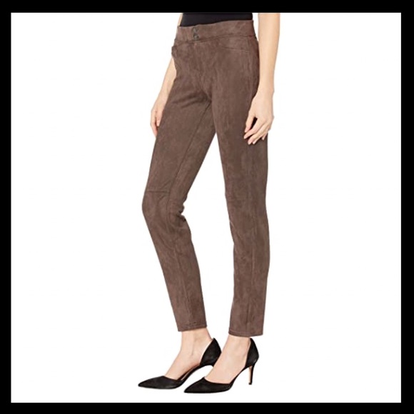 HUE Textured Microsuede Leggings - Picture 2 of 5